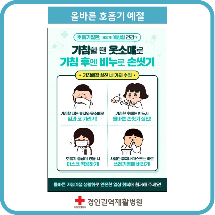 올바른 호흡기 예절